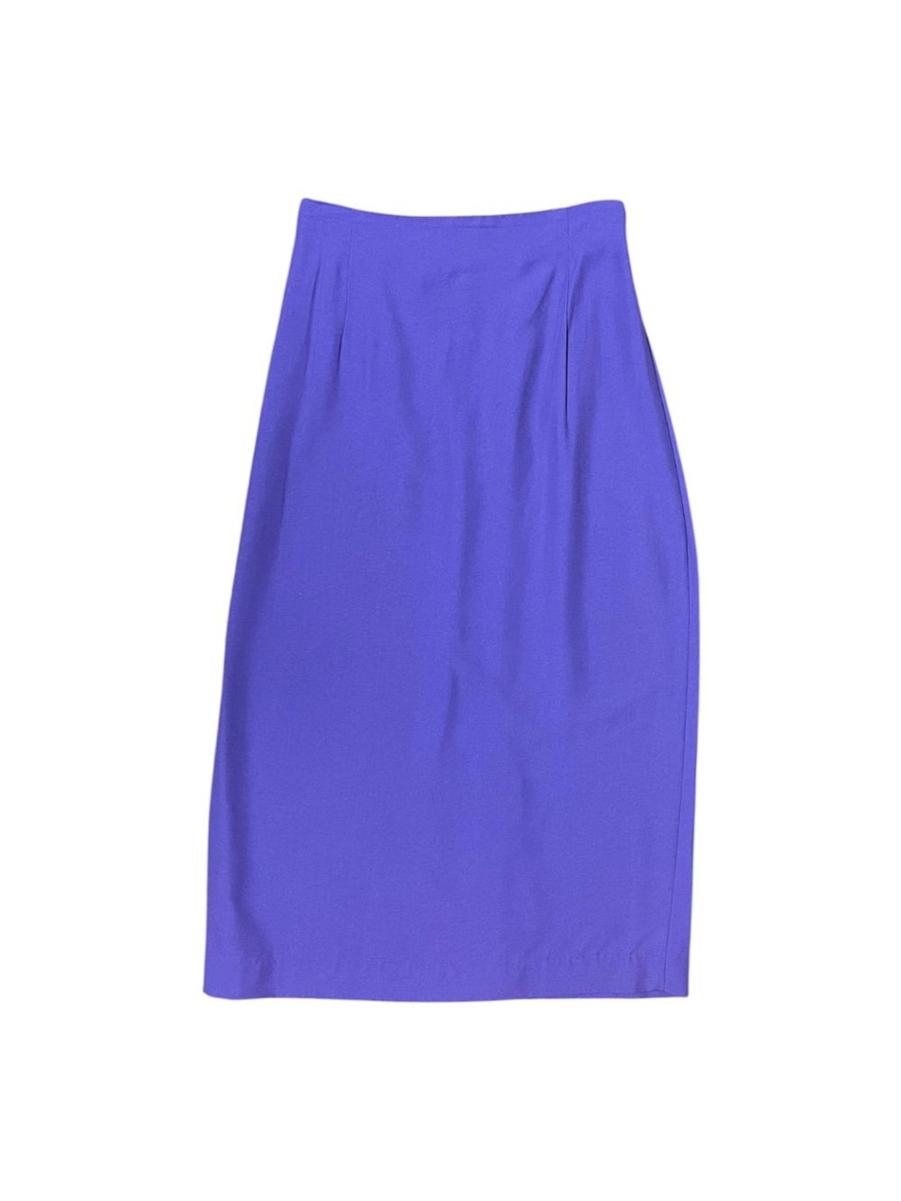 Joseph Ribkoff Vintage Purple Midi Skirt Elastic Waist Womens 8 Made in Canada
